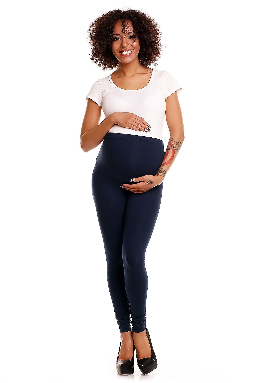 Maternity leggings model 84441 PeeKaBoo