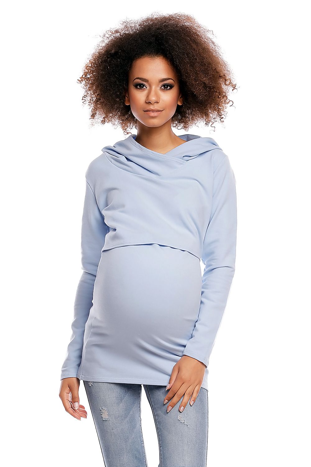 Maternity sweatshirt model 84463 PeeKaBoo