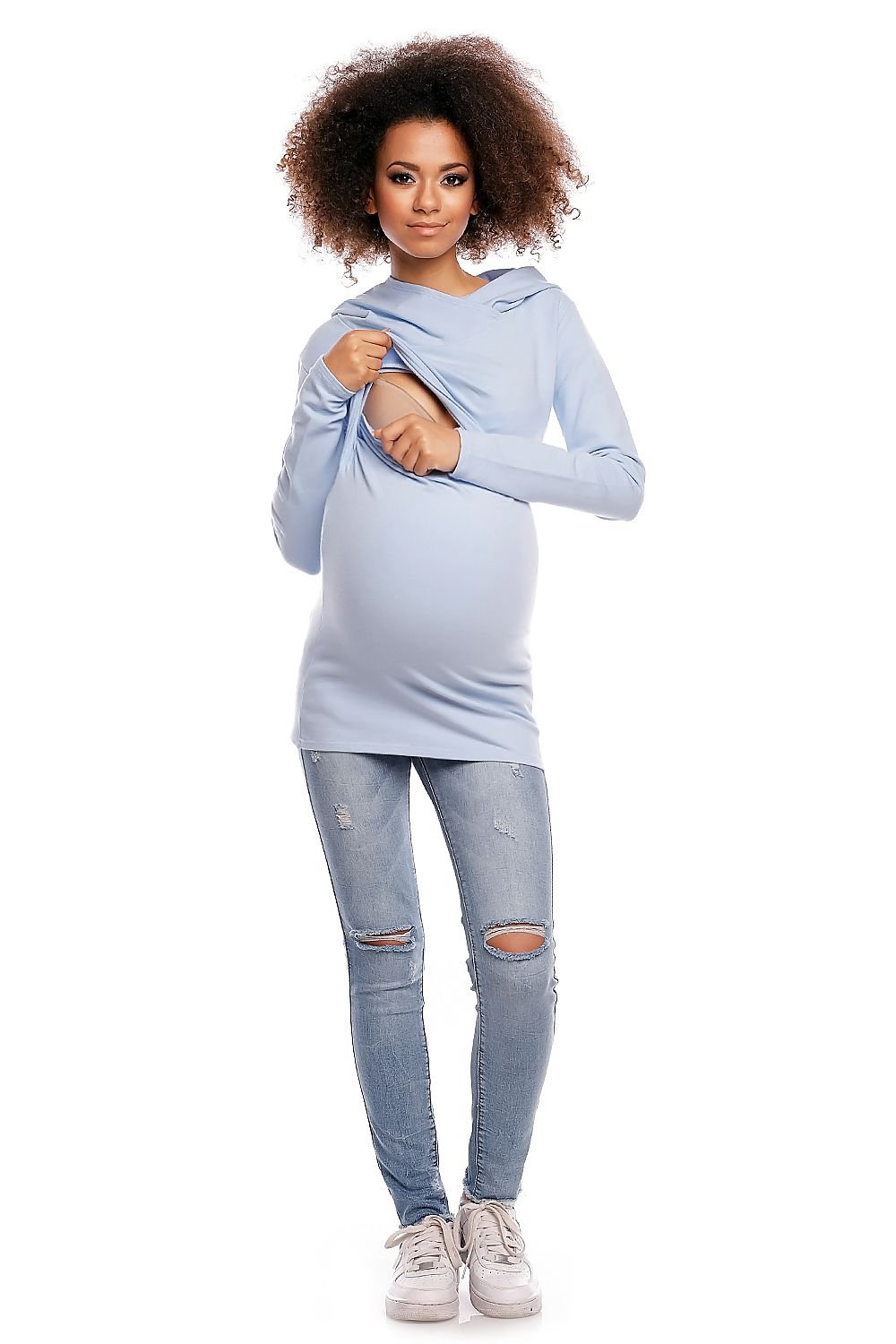 Maternity sweatshirt model 84463 PeeKaBoo