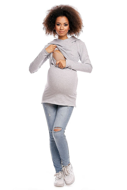 Maternity sweatshirt model 84463 PeeKaBoo