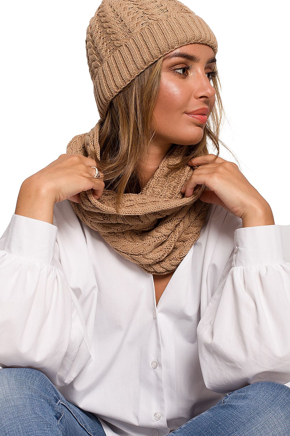 Infinity Scarf model 157564 BE Knit