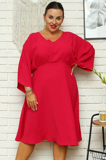 Plus size dress model 169252 Karko