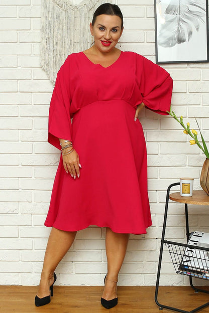 Plus size dress model 169252 Karko