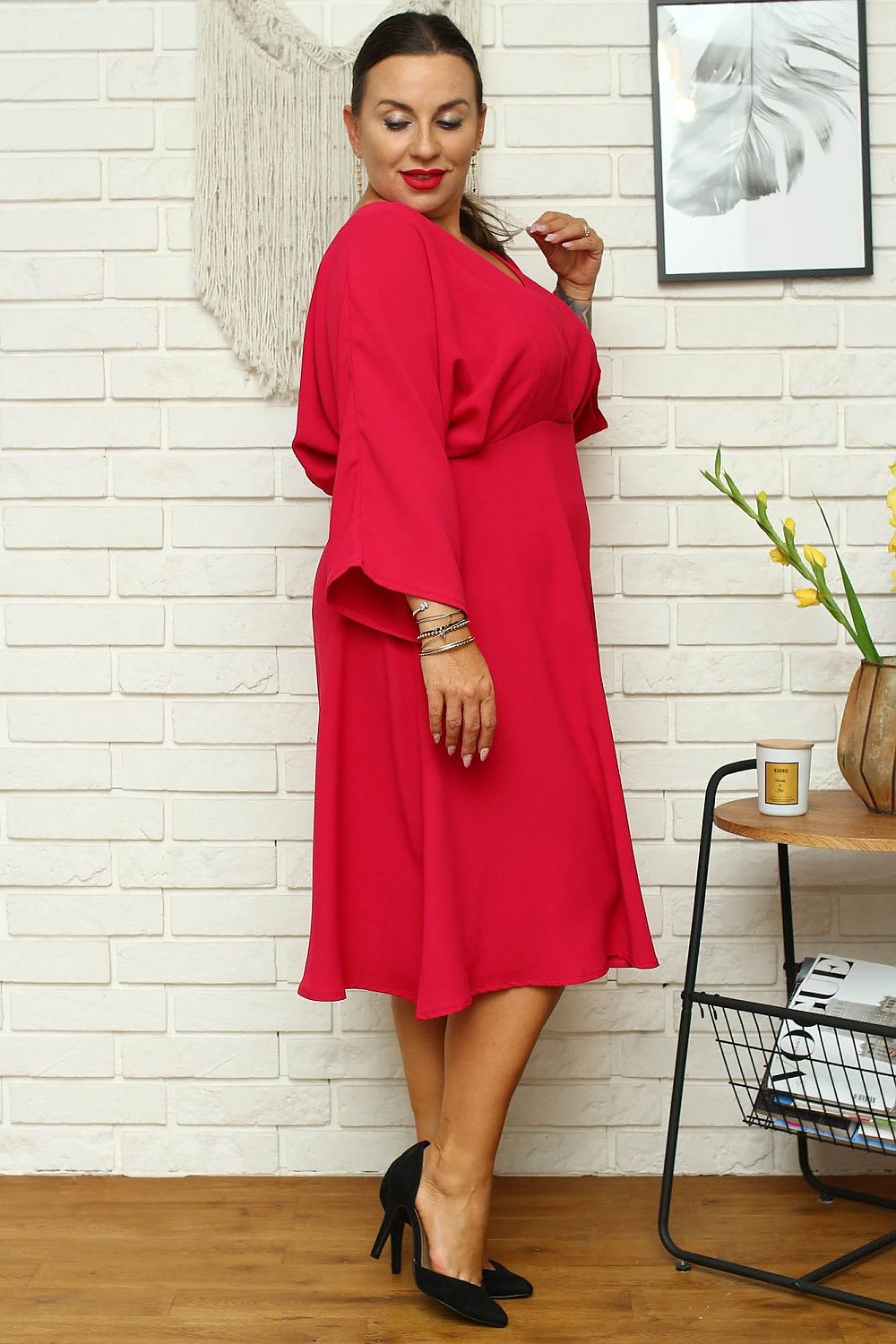 Plus size dress model 169252 Karko