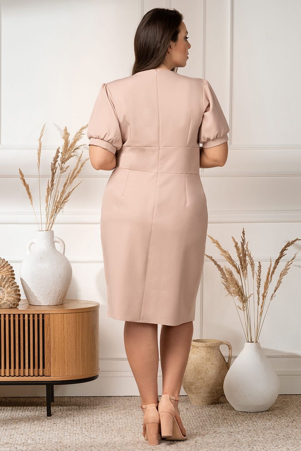 Plus size dress model 169166 Karko