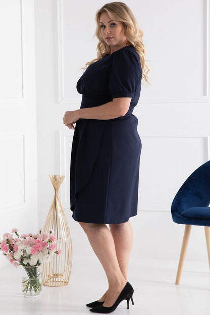 Plus size dress model 169166 Karko