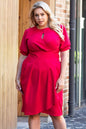 Plus size dress model 169166 Karko