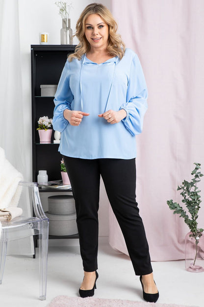 Plus size blouse model 176579 Karko