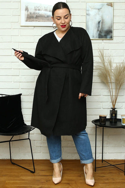 Coat plus size model 172432 Karko