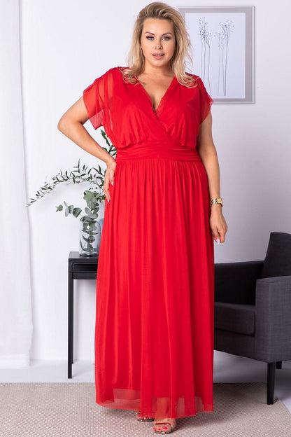 Plus size dress model 183282 Karko