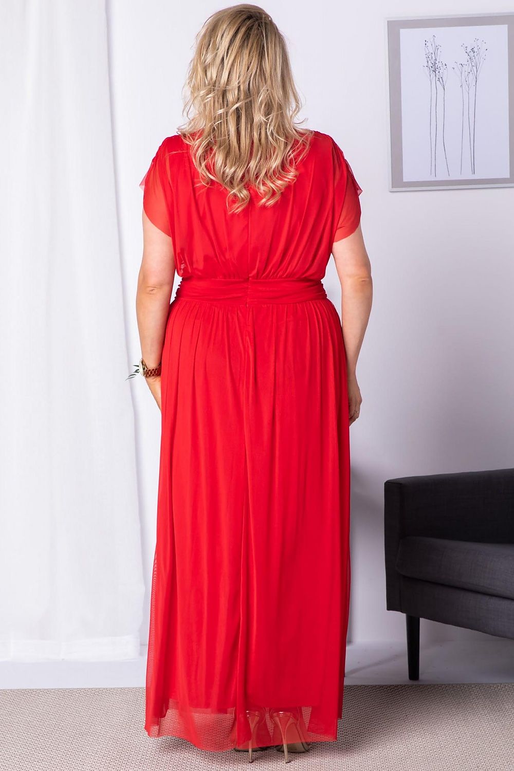 Plus size dress model 183282 Karko