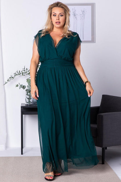 Plus size dress model 183282 Karko