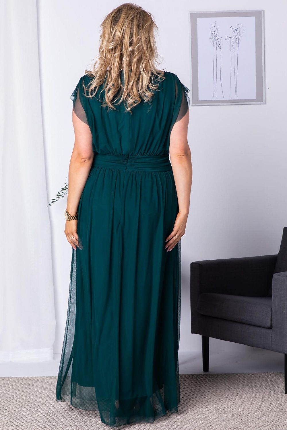 Plus size dress model 183282 Karko