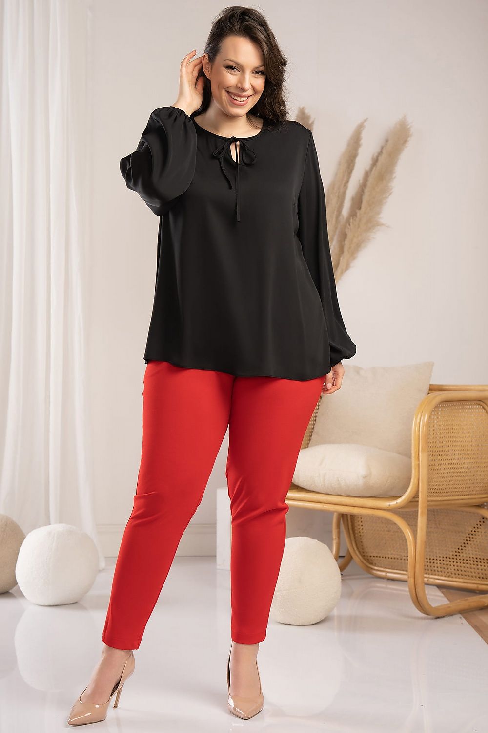 Plus size blouse model 176579 Karko