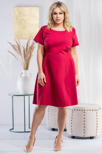 Plus size dress model 183338 Karko