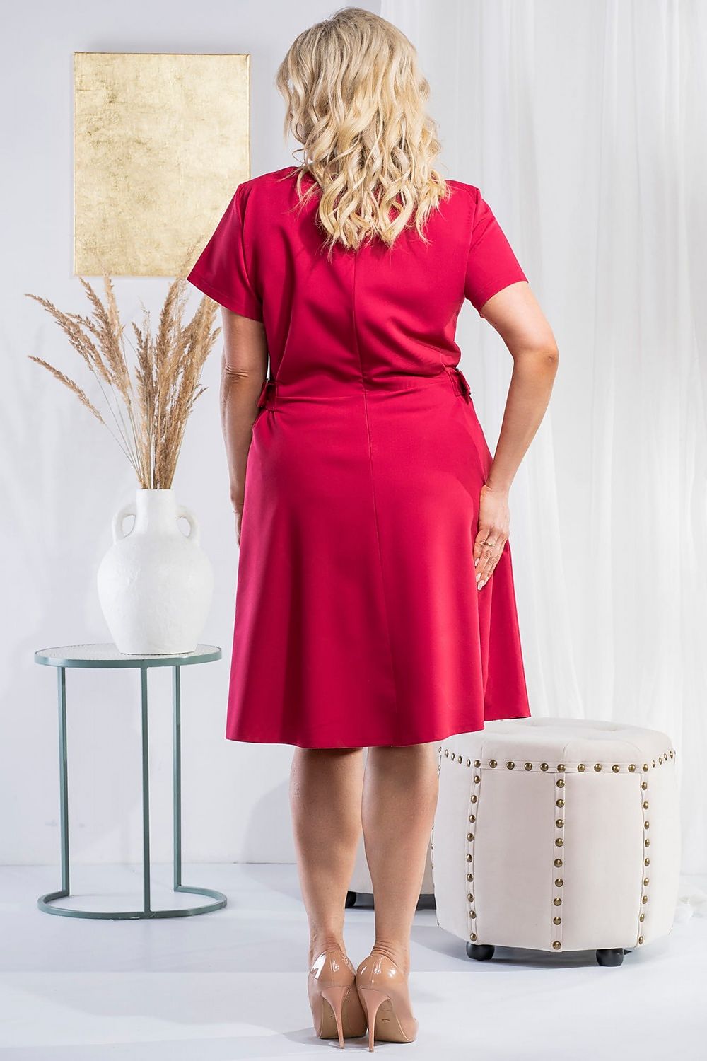 Plus size dress model 183338 Karko